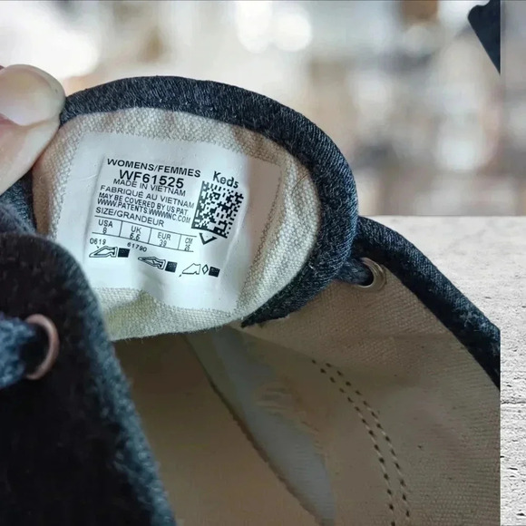 Keds women champion solids charcoal color size 8 - Picture 8 of 15